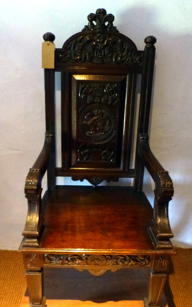 The black chair in Yr Ysgwrn, Poet Hedd Wynn's House